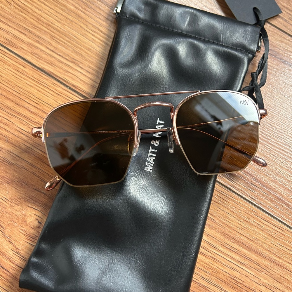 Matt & Nat Brown Sunglasses NWT